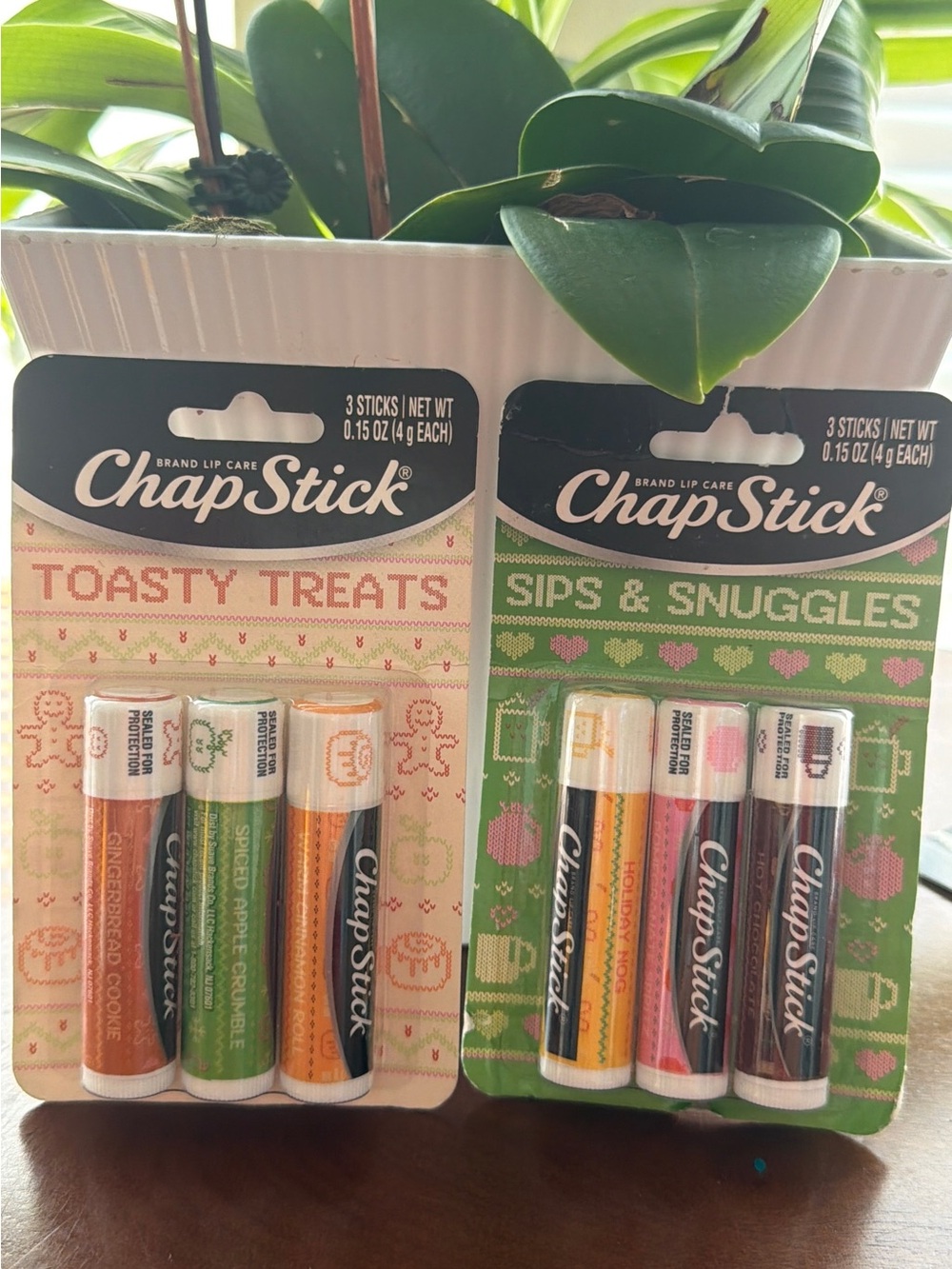 BUNDLE , Toasty Treats & Sips & Snuggles Lip Balm Variety Pack - Assorted Colors